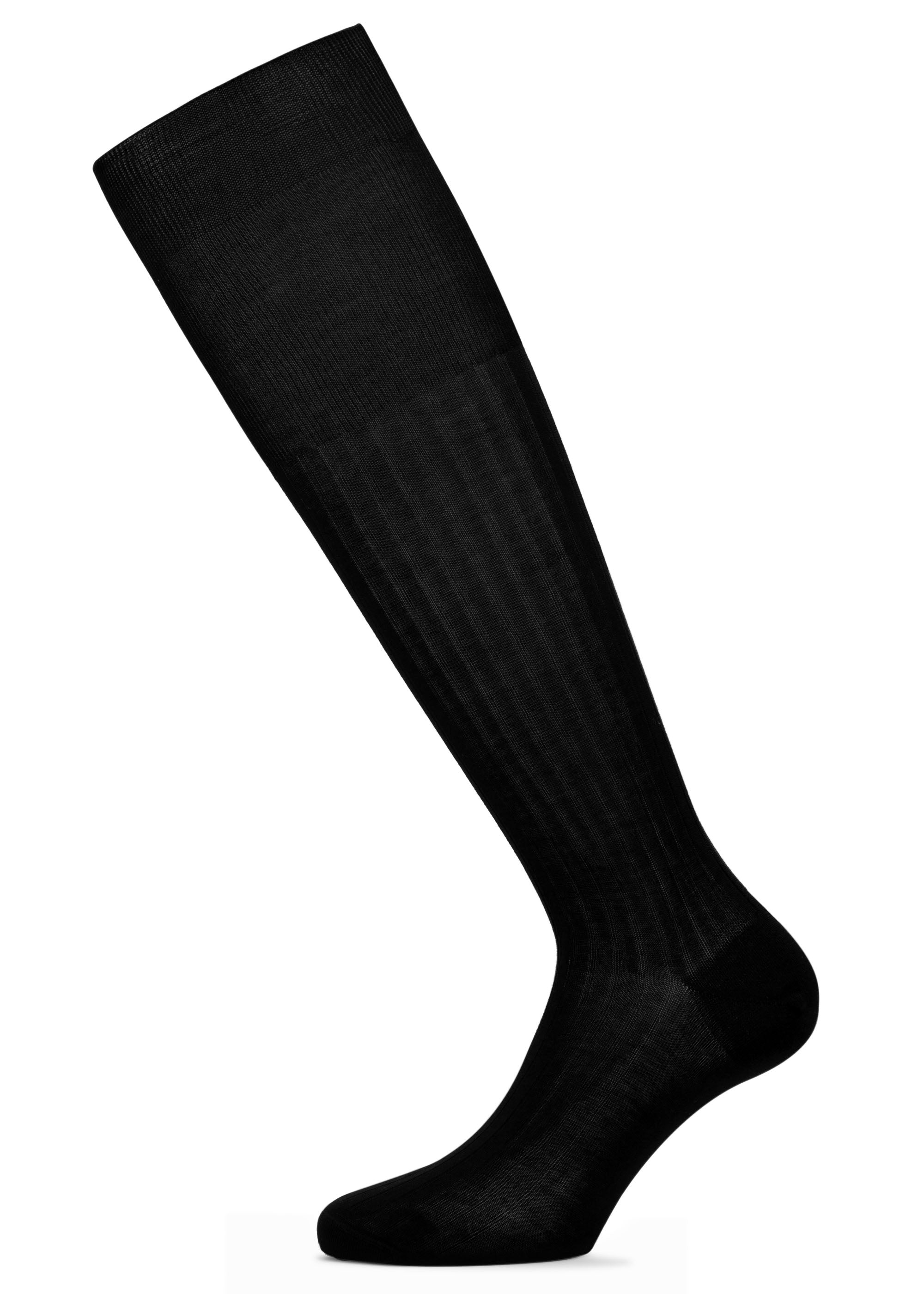 MEN'S LISLE RIBBED SOCKS