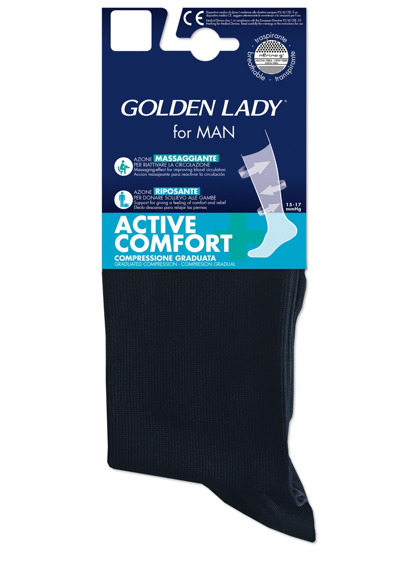 MEN'S KNEE-HIGHS ACTIVE+COMFORT